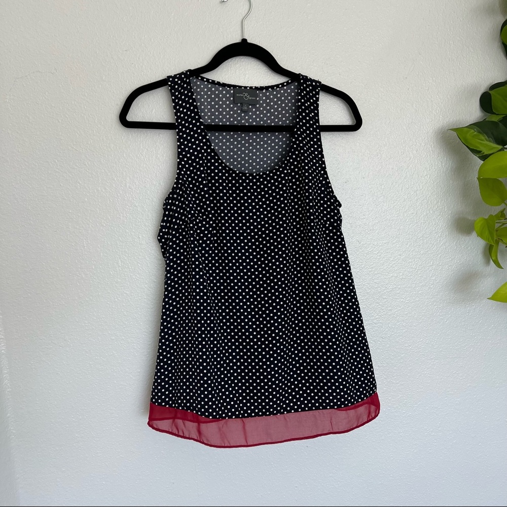 Market & Spruce polka dot top